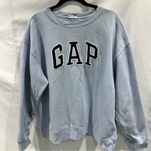 GAP Light Blue Crew Neck Sweater